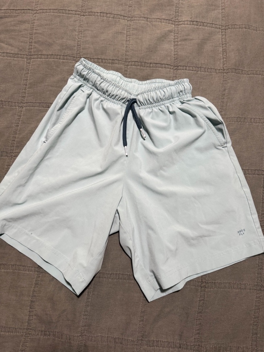 Free Fly Apparel Mint Kids Drawstring Shorts